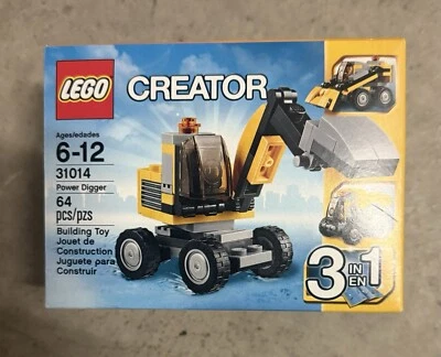 LEGO 31014 Creator 3 in 1 Power Digger/Dump Truck/Front Loader New Sealed - Image 1 of 3