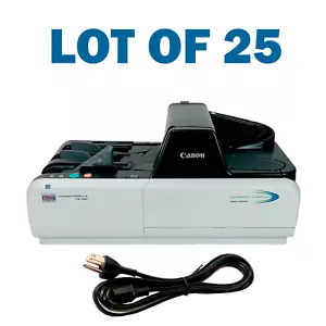 Wholesale Lot of 25 Canon ImageFORMULA CR-190i M111021 Check Scanner w/P. Cord - Picture 1 of 14