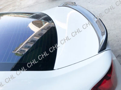 Alerón de maletero de fibra de carbono estilo CS para BMW F22 228i 230i F87 M2 2014-2019 solamente Foto 1 de 3