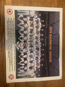 Vintage 1979 Baltimore Orioles Team Photo 10 1/2 x 13 3/4 Gulf - Cal Ripken - Picture 1 of 11