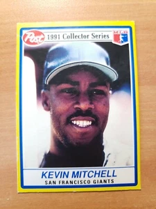 1991 Post Collector Series #24/30 Kevin Mitchell - San Francisco Giants - MLB - Picture 1 of 2