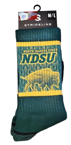 NCAA University North Dakota State Bison Strideline Crew Socks Cover