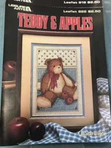 Kreuzstich Musterheft: Teddy und Äpfel (Susan Winget, Freizeit Kunst) - Bild 1 von 1
