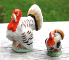 Pair Miniature German Porcelain Turkeys Made In Germany