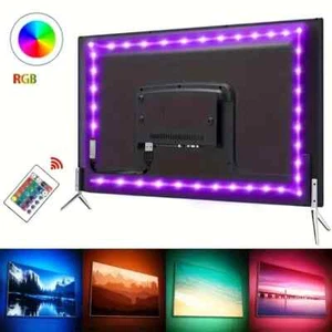 TV LED Lights USB TV Backlight Strip 5050 RGB Lighting Strips Remote Control - Picture 1 of 5