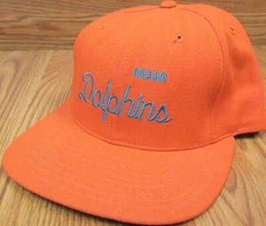 DE COLECCIÓN NEW ERA MIAMI DOLPHINS NFL LANA SNAPBACK SOMBRERO! ¡ERA MARINA/ESCUELA! - Imagen 1 de 4