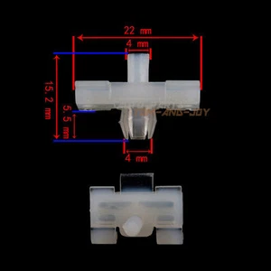 40Pcs For Mercedes Benz Side Window Molding Clips Frame Fixing Rivets Trim  - Bild 1 von 5