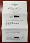 5067A-011 Patek Philippe Certificate Of Origin Warranty Blank Name Blank Date