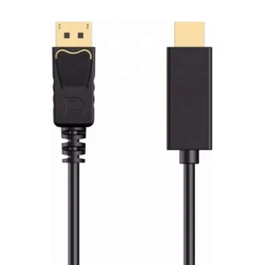 DisplayPort DP to HDMI Cable Male to Male Full HD 1080p High Speed 1m 1.5m 2m 3m - Picture 1 of 8