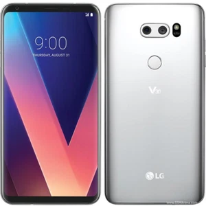 LG V30+ VS996 Verizon Unlocked 64GB Cloud Silver A Light Burn - Picture 1 of 1