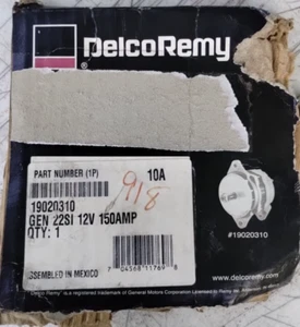 NOS Delco Remy 19020310 12V 150Amp High Performance Alternator Ford Mack IH NH - Picture 1 of 13
