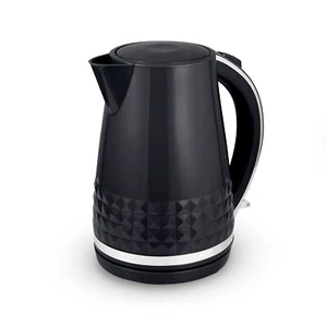 Tower T10075BLK Solitaire Kettle with 360° Swivel Base 1.5L 3KW Black and Chrome - Picture 1 of 11