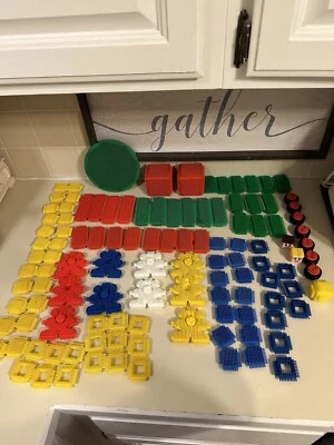 Vintage Mix Bristle Blocks 159 Pieces - Image 1 of 4