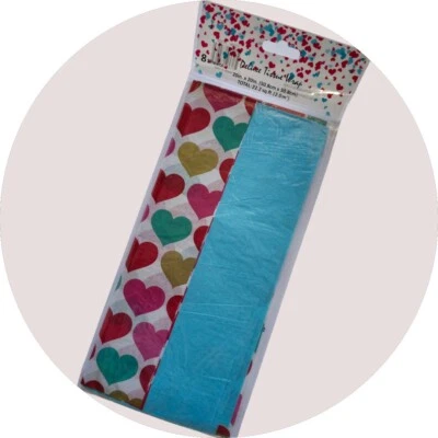 Valentines Day Gift Tissue Paper. 8 Sheet 20in X 20in Each.  2 Pk - Image 1 of 4