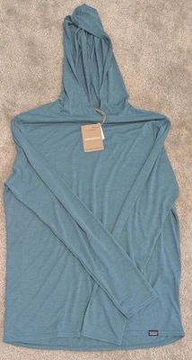 NWT Patagonia Cap Cool Daily Wetland Blue Lightweight Hoodie Mens Medium  - Image 1 of 3