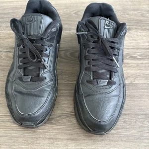 Nike Air Max LTD 3 Men's Sneakers Size 10 Triple Black Athletic Shoes - Picture 1 of 8