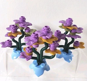 Lego X3 Plantas Acuáticas Coral Flor Ciudad Amigos MOC RECONSTRUIR Hojas Vid (F) - Imagen 1 de 5