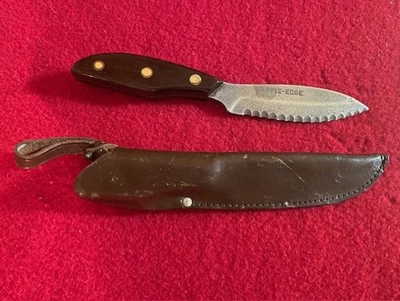 Ripple Edge Skining Knife Ideal Products Inc made in Germany Solingen  (153B) - Image 1 of 4