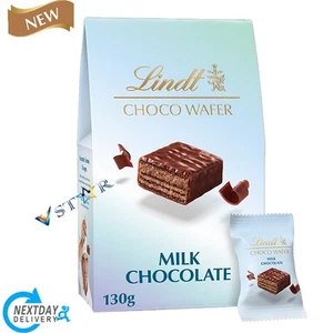Lindt Milk Chocolate Choco Wafer Sharing Box 130g Perfect Treat-New Edtion - Picture 1 of 1