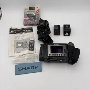 Sharp VL-E35U Viewcam Zoom Video8 videocamera LCD videoregistratore trasferimento video NON TESTATO - Foto 1 di 10