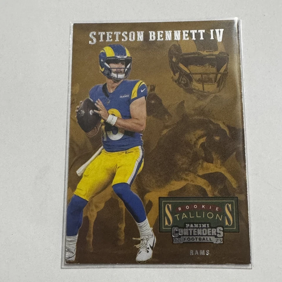 2023 Panini Contenders #4 Stetson Bennett IV Rookie Stallions - Image 1 of 1