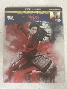 Mulan (2020) 4K UHD STEELBOOK (UHD 4K+Blu-ray) RARE OOP - Picture 1 of 3