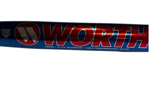 Team Worth Supercell BPF 1.20 ASA Softball Bat 2.25 DIA ALLOY 34"/26 oz Blue USA - Picture 1 of 10