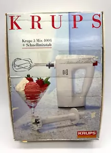 Krups 3 Mix 4004 + Schnellmixstab Handmixer in OVP Set Typ 727 Vintage - Bild 1 von 13