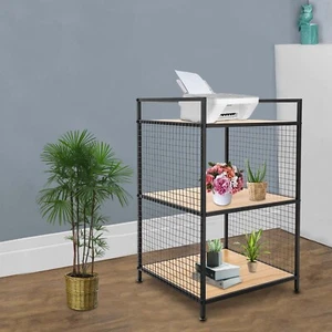 Modern 3-Tier File Cabinet Printer Stand Storage Shelf Rack Microwave Oven Stand - Foto 1 di 14