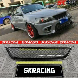 Real Carbon Fiber Hood Mesh Front Bumper Grill Grille Fits Lexus IS300 2001-2005 - Bild 1 von 12