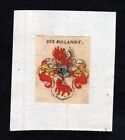 17. Jh Rolandt Roland Wappen coat of arms heraldry Heraldik