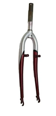 FORKS ATB  26” MOUNTAIN BIKE RIGID 1” HI-TEN STEEL 21.1mm FORK 150mm STEERER  - Image 1 of 2