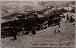 Postcard RPPC c1957 Cariboo British Columbia Fraser River Near Williams Lake - Bild 1 von 2
