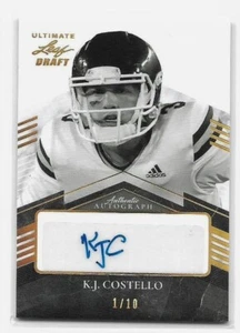 K.J. Costello 2021 Ultimate auto ,holo, #d 1 / 10 !! SSP L.A. CHARGERS - Imagen 1 de 1
