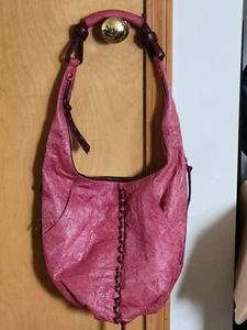 Große Camila McConaughey Alves MUXO einzigartige rote Umhängetasche Beuteltasche Handtasche - Bild 1 von 9