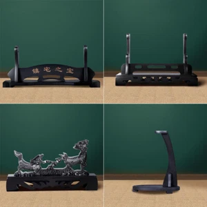 Japanese Samurai Sword Katana Holder Stand Bracket Wood Display Rack 30 Styles - Picture 1 of 42
