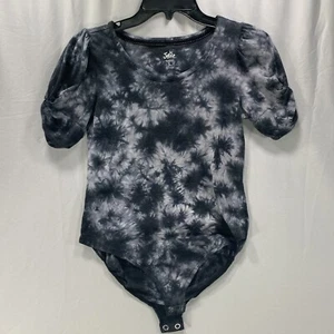 Justice Girls Black and White Tie Dye  Leotard 12/14 - Picture 1 of 4