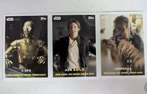 2024 TOPPS Throwback Thursday TBT STAR WARS SET #23 Han Solo, Chewbacca, C-3PO - Picture 1 of 2