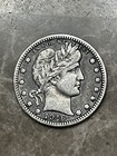 1916 Barber Silver Quarter Fine/Very Fine Full Liberty, E Pluibus Unum Nice Rims