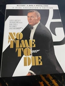 No Time to Die [New Blu-ray] With DVD, Digital Copy and Sleeve - Factor Sealed - Picture 1 of 2