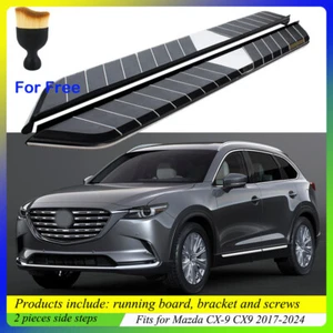 Barras Nerf estriberas escalón lateral aptas para Mazda CX-9 CX9 2017 2018-2024 - Imagen 1 de 7