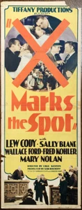Póster insertado original de Estados Unidos X Marks the Spot 1942   - Imagen 1 de 1