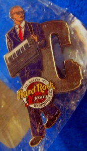 WASHINGTON DC JOE JACKSON MUSICIAN LETTER SERIES KEYBOARD Hard Rock Cafe PIN MIP - Picture 1 of 1
