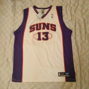 Neu mit Etikett NBA authentisches Reebok Phoenix Suns Steve Nash Trikot Herren Größe 52 weiß - Bild 1 von 12