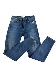 Agolde Jeans Women's Sophie Distressed Skinny Jeans Size 27 Mid Rise Stretch - Picture 1 of 13