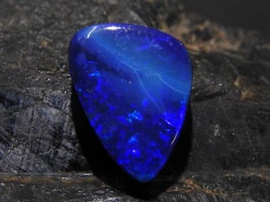 Australian Opal Doublet Smooth Multi Fire Fancy Shape Cabochon/15X11X5MM/MS - Picture 1 of 6