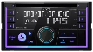 JVC KW-DB95BT 2-DIN CD Autoradio DAB+ Bluetooth USB iPod Amazon Alexa - Bild 1 von 4