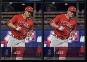 LOT OF (2) MIKE TROUT 2016 TOPPS #4 NATIONAL BASEBALL CARD DAY PARALLEL FC8173 - Picture 1 of 1