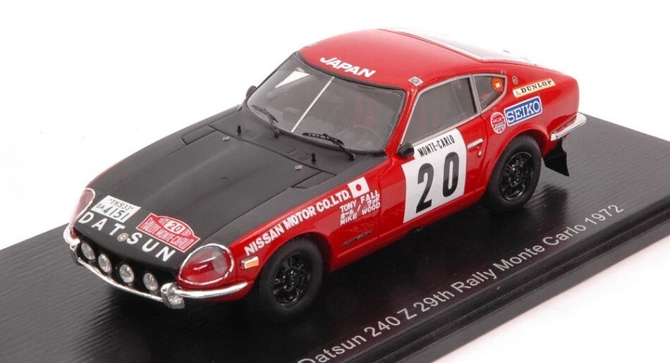 DATSUN 240 Z N.20 29th MONTE CARLO 1972 T.FALL-M.WOOD 1:43 - Immagine 1 di 1