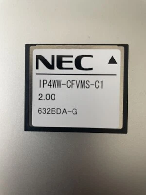 NEC SL1100 IP4WW-CFVMS-C1 1100112 2 Port x 15 Hr Compact Flash Voice Mail Card - Image 1 of 2